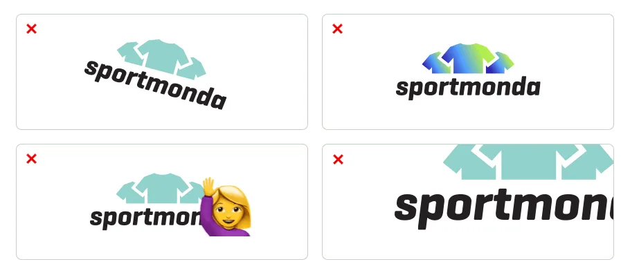 Use of the Sportmonda logo
